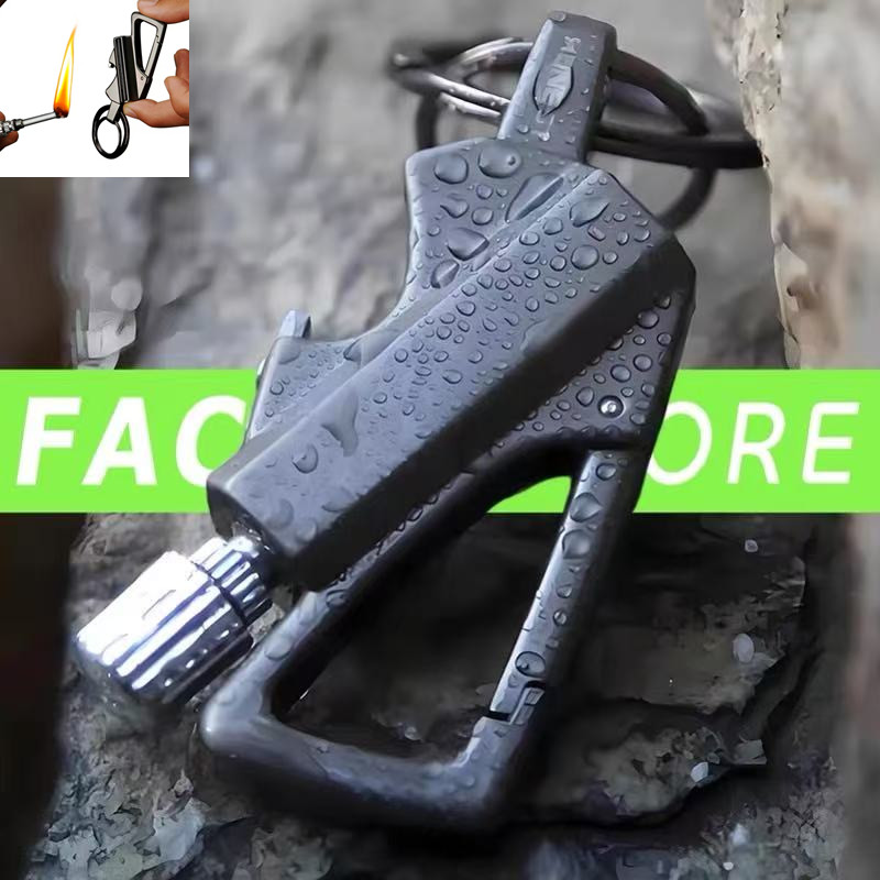 Fire Starting Kit - New Outdoor Metal Portable Lighter Immortal