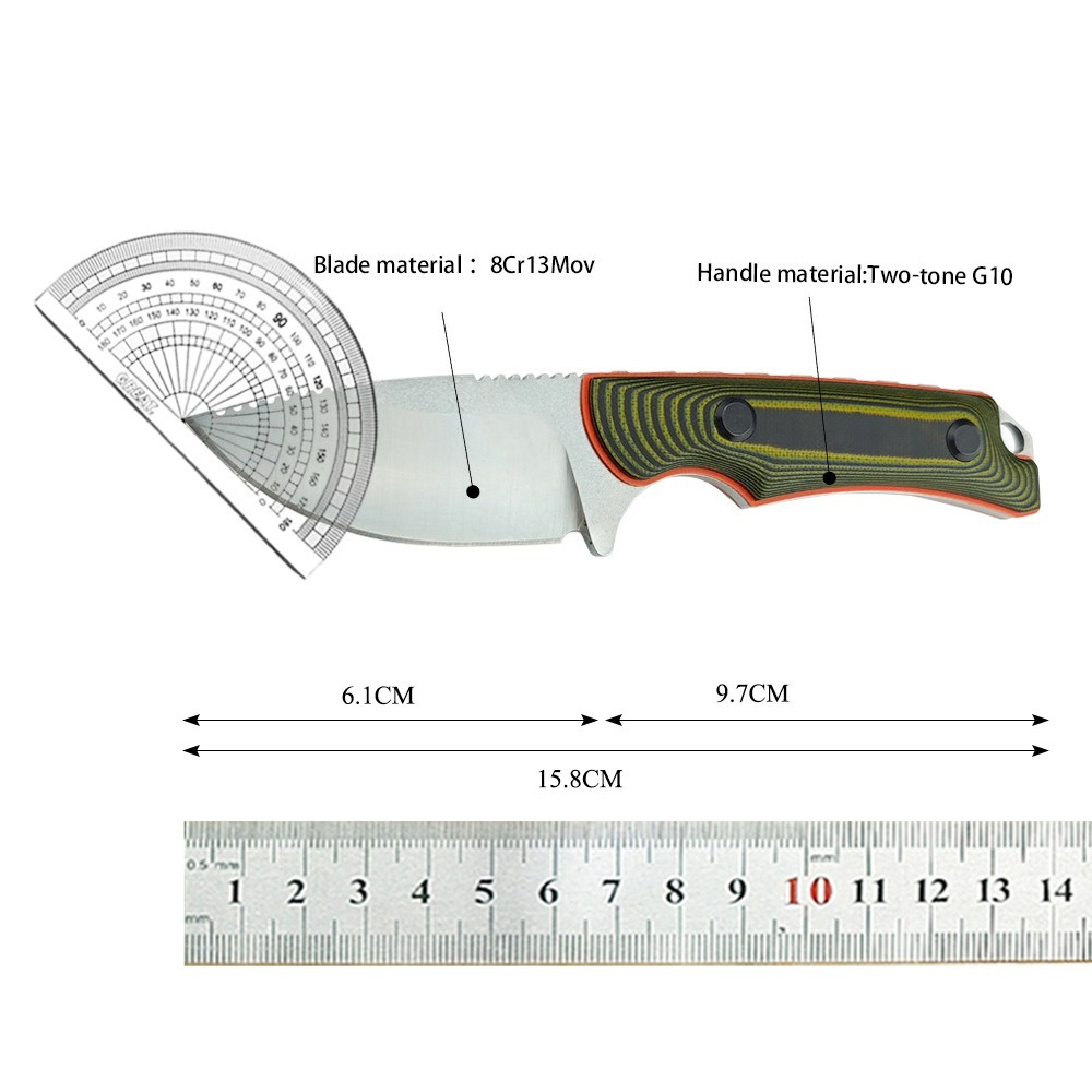 15017 Hiking Backpacking Trekk - Bushcraft Knife Fixed recension och pris