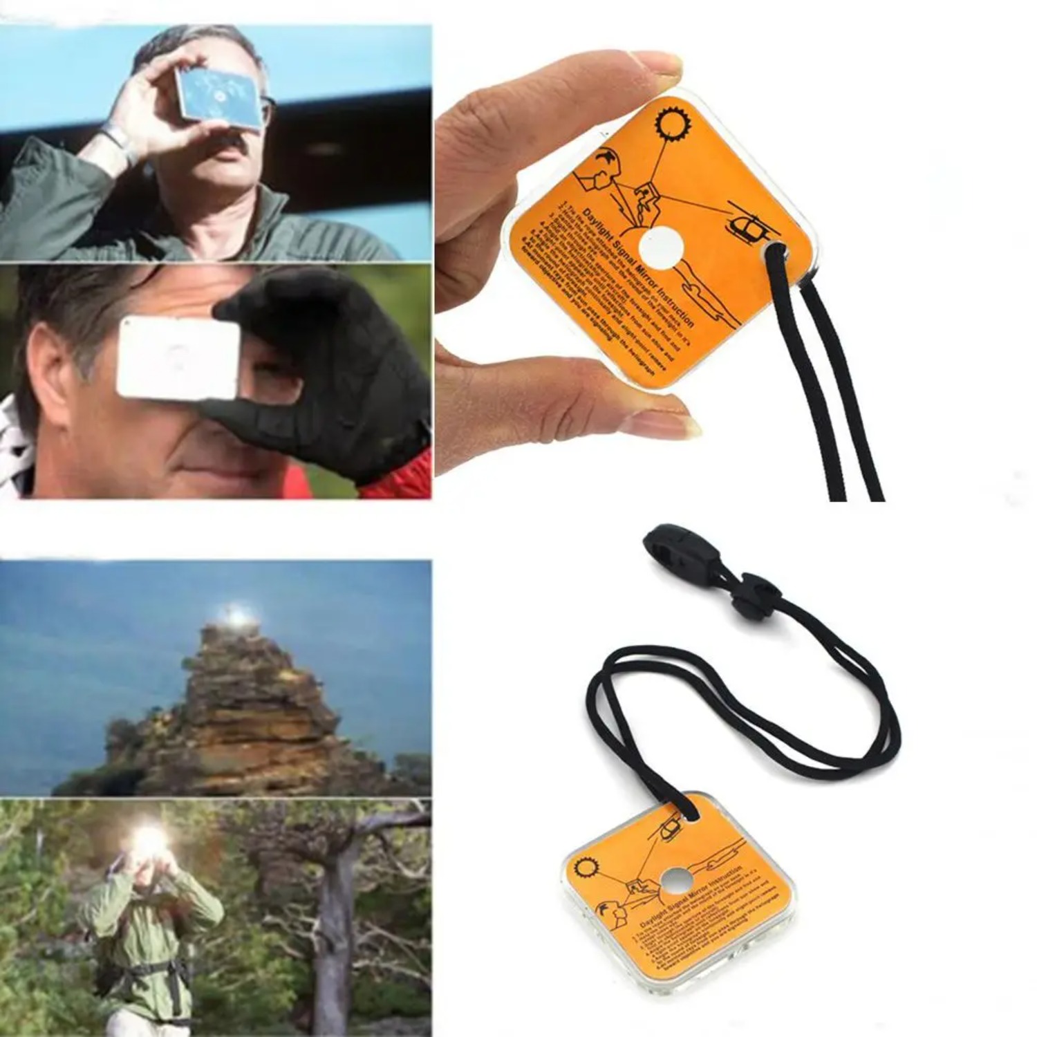 New 1PC Outdoor Survival Refle - Emergency Whistle Loud recension och pris