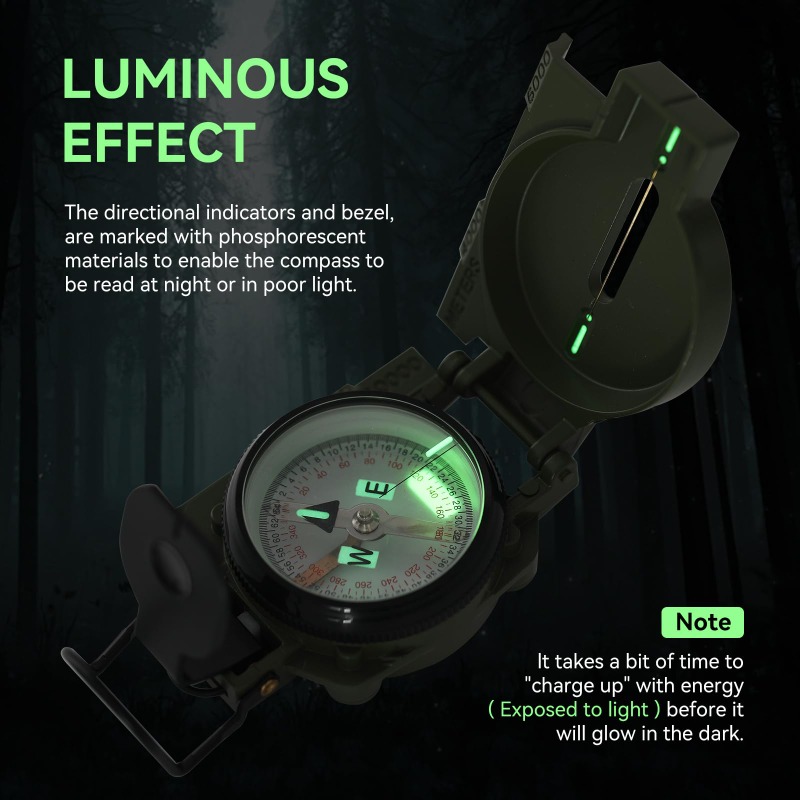 Compass Military Grade, Precis - Compass Lensatic recension och pris